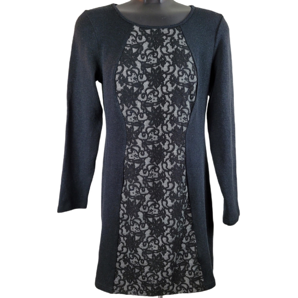 NORDSTROM PAPILLON Dress Black Mini Lace